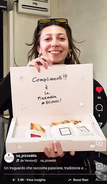 Foto dal profilo Instagram @sa_pizzedda